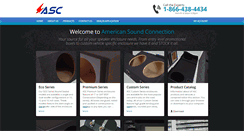 Desktop Screenshot of americansoundconnection.com